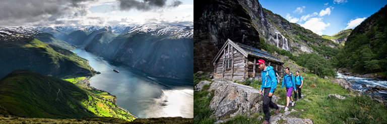 Aurlandsdalen i Norge